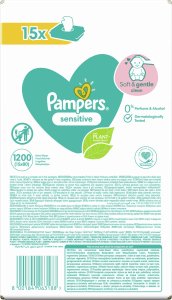 Pampers Chusteczki nawilżane Sensitive 30x80szt. 8