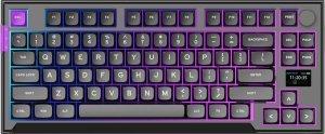 Klawiatura PREYON PREYON SILENT CLAW TKL YELLOW + Podkładka pod nadgarstki Falcon Soft TKL 3