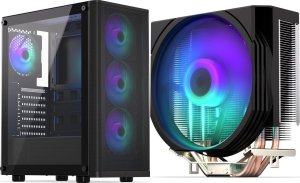 Obudowa Endorfy Ventium 200 ARBG + Chłodzenie ENDORFY Spartan 5 MAX ARGB 1