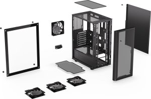 Obudowa Endorfy Ventium 200 ARBG + Chłodzenie ENDORFY Spartan 5 MAX ARGB 25