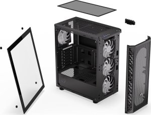 Obudowa Endorfy Signum 300 ARGB + Chłodzenie ENDORFY Fera 5 Black ARGB 16