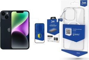 Smartfon Apple iPhone 14 128GB Midnight (MPUF3) + FlexibleGlass + Etui MagCase 1
