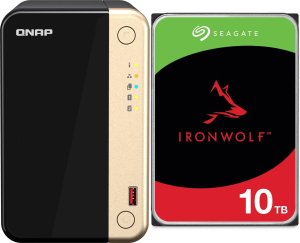 Serwer plików Qnap TS-264-8G + Seagate IronWolf 10TB (ST10000VN000) 1