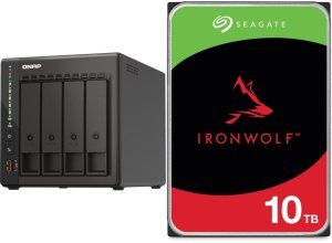 Serwer plików Qnap TS-453E-8G + Seagate IronWolf 10TB (ST10000VN000) 1