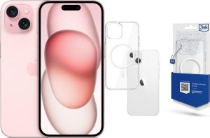 Smartfon Apple iPhone 15 256GB Pink (MTP73) + Etui MagCase 1