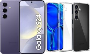 Smartfon Samsung Galaxy S24 5G 8/256GB Fioletowy  (SM-S921BZV) + Etui Clear Case 1