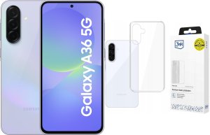 Smartfon Samsung Galaxy A36 5G 6/128GB Fioletowy  (SM-A366BLVBEUE) + Etui Clear Case 1