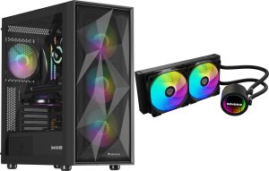 Obudowa Genesis Obudowa Genesis Diaxid 605 ARGB czarna (NPC-2172) + chłodzenie wodne Hydia 240 ARGB (NLG-2319) 1