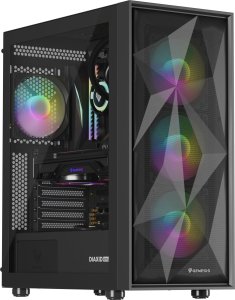 Obudowa Genesis Obudowa Genesis Diaxid 605 ARGB czarna (NPC-2172) + chłodzenie wodne Hydia 240 ARGB (NLG-2319) 2