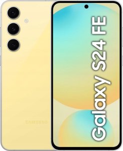 Smartfon Samsung Galaxy S24 FE 5G 8/128GB Żółty (SM-S721BZYDEUE) + FlexibleGlass + Etui Clear Case 2