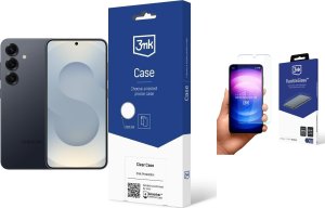 Smartfon Samsung Galaxy S25 5G 12/128GB Czarny (SM-S931BDK)  + FlexibleGlass + Etui Clear Case 26