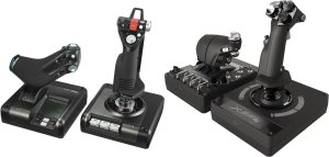 Joystick Logitech G Saitek X52 Pro Hotas (945-000003) + G X56 Hotas (945-000059) 1