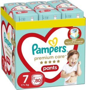 Pampers Pieluchomajtki Premium Care 7, 17+ kg, 80 szt. x2 2