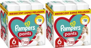 Pampers Pieluchomajtki 6, 14-19 kg, 132 szt. x2 1