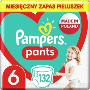 Pampers Pieluchomajtki 6, 14-19 kg, 132 szt. x2 10