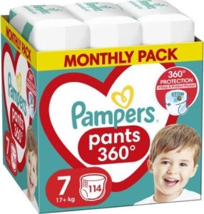 Pampers Pieluchomajtki 7, 17+ kg, 114 szt. x2 3