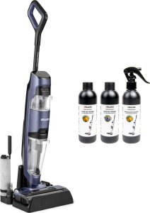 Odkurzacz pionowy 4Swiss VC024 CleanBooster Black + środki czystości (etykiety niemieckie) 1