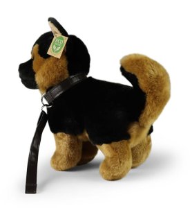 Rappa Maskotka Pies Pluszak Owczarek Niemiecki ze Smyczą 4