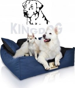 AIO FACTORY Legowisko personalizowane KINGDOG 100x75 ciemno szare 3