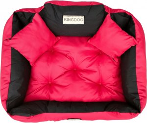 AIO FACTORY Legowisko Imię Pupila KINGDOG 115x95 Czerwone 10
