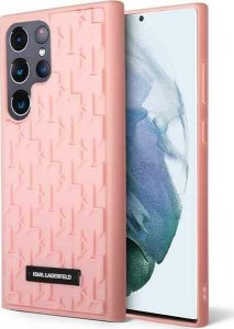 Karl Lagerfeld Etui Karl Lagerfeld KLHCS23LRUPKLPP Samsung Galaxy S23 Ultra hardcase różowy/pink 3D Monogram 1