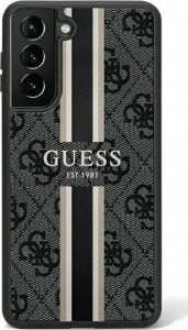 Guess Etui Guess GUHCS23LP4RPSK Samsung Galaxy S23 Ultra czarny/black hardcase 4G Printed Stripe 1