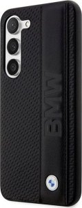 BMW Etui BMW BMHCS23M22RDPK S23+ S916 czarny/black hardcase Leather Textured & Stripe 2
