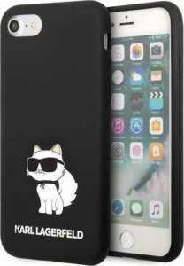 Karl Lagerfeld Etui Karl Lagerfeld KLHCI8SNCHBCK Apple iPhone SE 2022/SE 2020/8/7 hardcase czarny/black Silicone Choupette 1