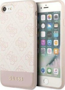 Guess Etui Guess GUHCI8G4GLPI Apple iPhone SE 2022/SE 2020/8/7 różowy/pink hard case 4G Stripe Collection 1