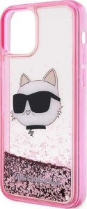 Karl Lagerfeld Etui KLHCP12MLNCHCP Apple iPhone 12/12 Pro różowy/pink hardcase Glitter Choupette Head 6