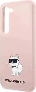 Karl Lagerfeld Etui Karl Lagerfeld KLHCS23SSNCHBCP do Samsung Galaxy S23 S911 hardcase Silicone Choupette 1