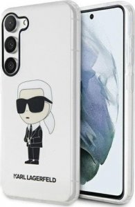 Karl Lagerfeld Etui Karl Lagerfeld KLHCS23SHNIKTCT Samsung Galaxy S23 transparent hardcase Ikonik Etui Karl Lagerfeld 1