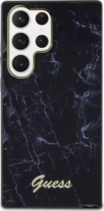 Guess Etui Guess GUHCS23LPCUMAK do Samsung Galaxy S23 Ultra S918 czarny/black hardcase Marble 1