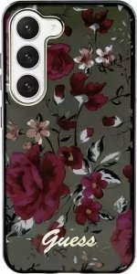 Guess Etui Guess GUHCS23MHCFWSA do Samsung Galaxy S23+ Plus S916 zielony/kaki hardcase Flower Collection 3