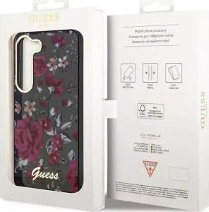 Guess Etui Guess GUHCS23MHCFWSA do Samsung Galaxy S23+ Plus S916 zielony/kaki hardcase Flower Collection 8