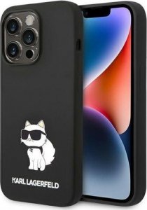 Karl Lagerfeld Etui Karl Lagerfeld KLHMP14XSNCHBCK Apple iPhone 14 Pro Max hardcase czarny/black Silicone Choupette MagSafe 1