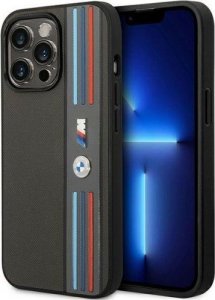 BMW Etui BMW BMHCP14X22PPMA Apple iPhone 14 Pro Max szary/grey Tricolor M Collection 1