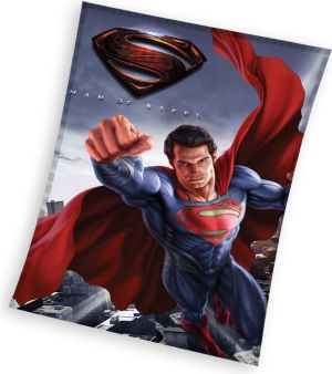 Carbotex Licencja Koc polarowy 110x140 Superman "Man of steel" (SUP8002-KOC) 1