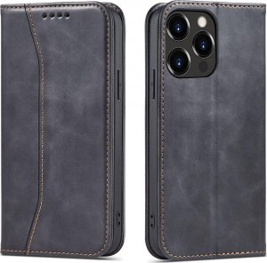 Hurtel Magnet Fancy Case etui iPhone 14 Pro pokrowiec z klapką portfel podstawka czarne 1