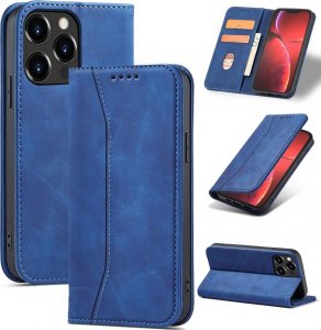 Hurtel Magnet Fancy Case etui iPhone 14 Pro pokrowiec z klapką portfel podstawka niebieskie 12