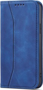 Hurtel Magnet Fancy Case etui iPhone 14 Pro pokrowiec z klapką portfel podstawka niebieskie 10