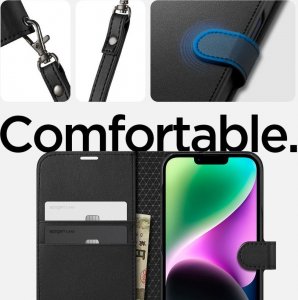 Spigen Etui Spigen Wallet S Apple iPhone 14 Black 13