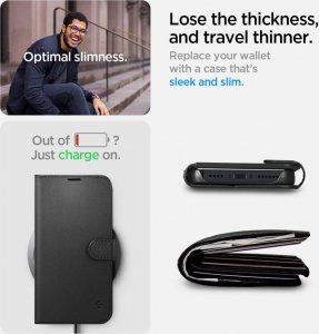 Spigen Etui Spigen Wallet S Apple iPhone 14 Black 14