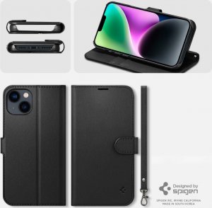 Spigen Etui Spigen Wallet S Apple iPhone 14 Black 15