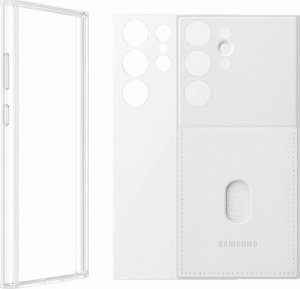 Samsung Frame Cover etui Galaxy S23 Ultra pokrowiec z wymiennymi pleckami białe (EF-MS918CWEGWW) 8
