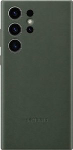 Samsung Samsung Leather Cover etui Samsung Galaxy S23 Ultra pokrowiec z naturalnej skóry zielone (EF-VS918LGEGWW) 1