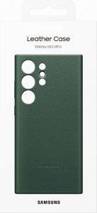 Samsung Samsung Leather Cover etui Samsung Galaxy S23 Ultra pokrowiec z naturalnej skóry zielone (EF-VS918LGEGWW) 5