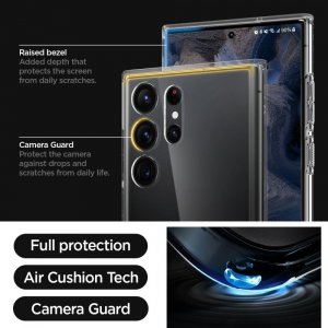 Spigen Etui Spigen Ultra Hybrid Samsung Galaxy S23 Ultra Crystal Clear 6