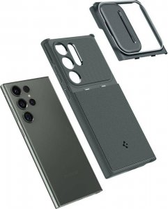 Spigen Etui Spigen Optik Armor do Samsung Galaxy S23 Ultra Abyss Green 5