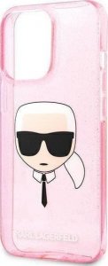 Karl Lagerfeld Karl Lagerfeld Karls Head Glitter - Etui iPhone 13 Pro Max (różowy) 6